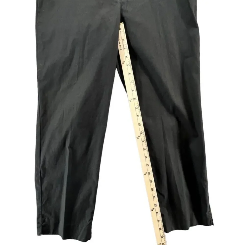 Talbots Pants‎ Womens 10 The Perfect Crop Stretch Spandex Cropped Comfort Capri